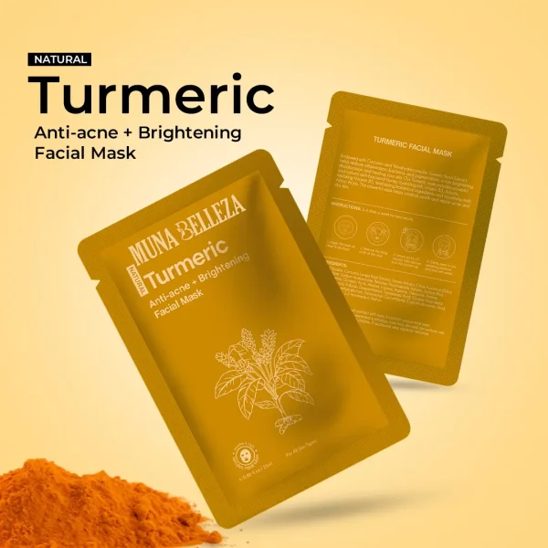 Turmeric & Niacinamide Facial Mask Sheet - Image 2