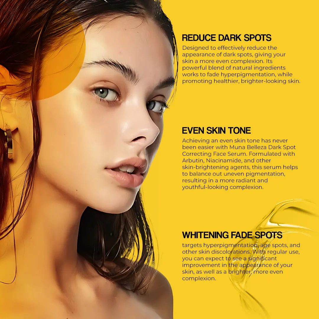 Key ingredients of Muna Belleza dark spot correcting serum