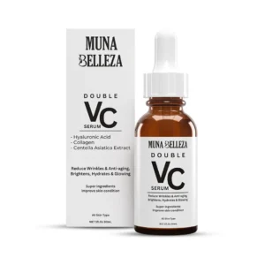Muna Belleza Double VC Serum 30ml bottle with box
