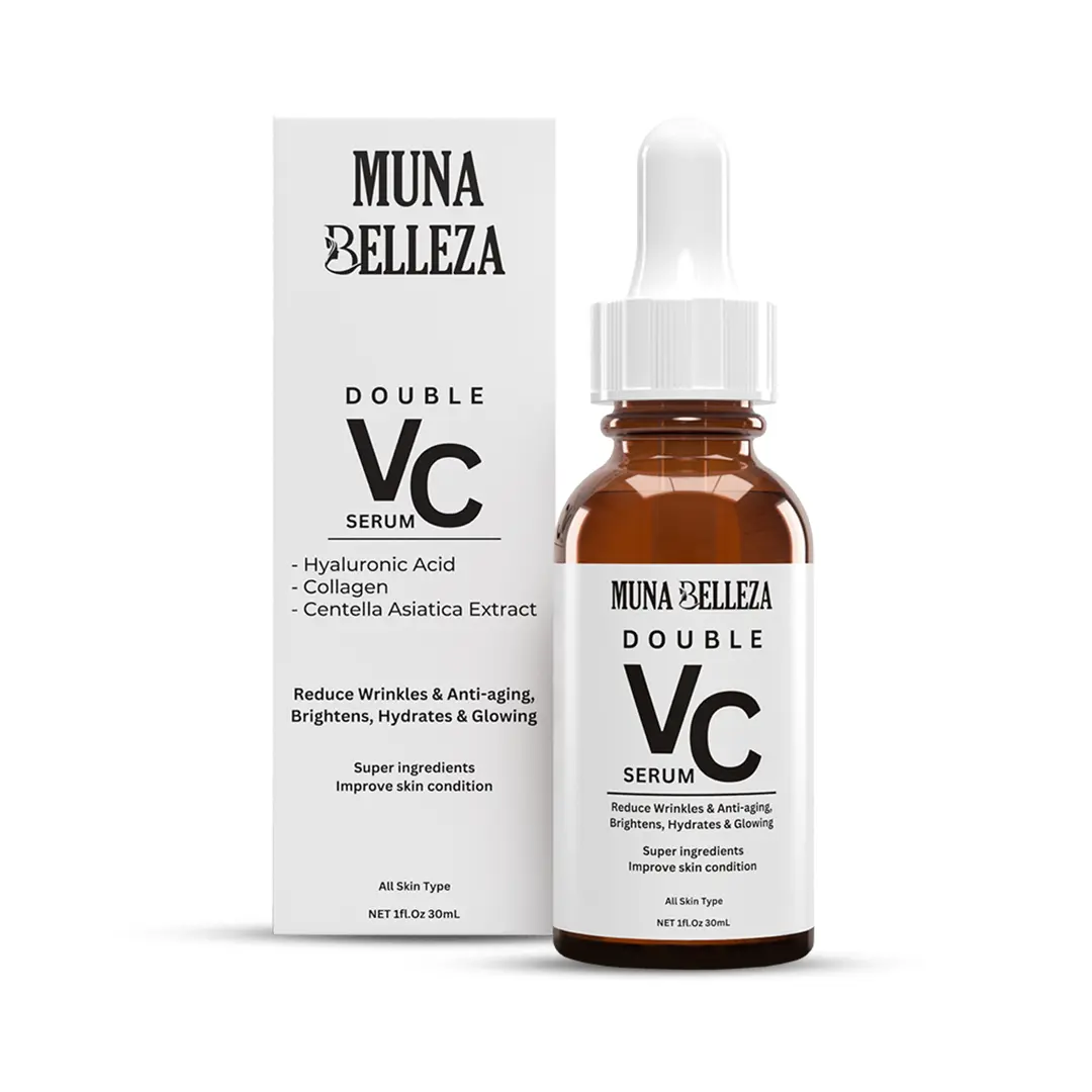 Muna Belleza Double VC Serum 30ml bottle with box