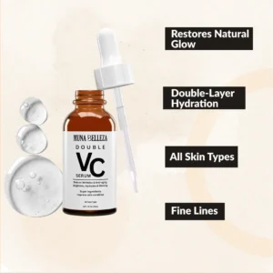 Double VC Serum benefits – natural glow, hydration and fine lines