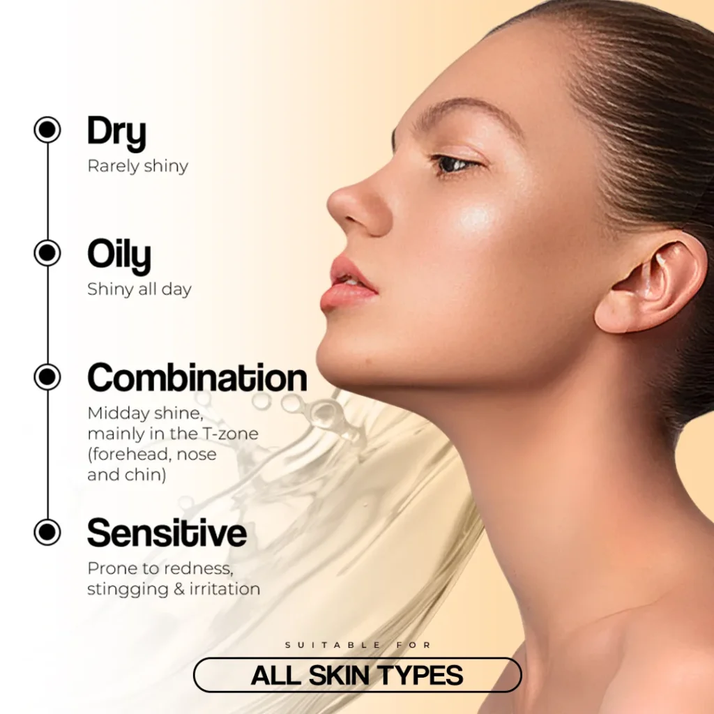 Vitamin C serum for dry, oily, combination and sensitive skin